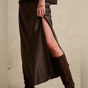Banana Republic Brown Maxi Skirt